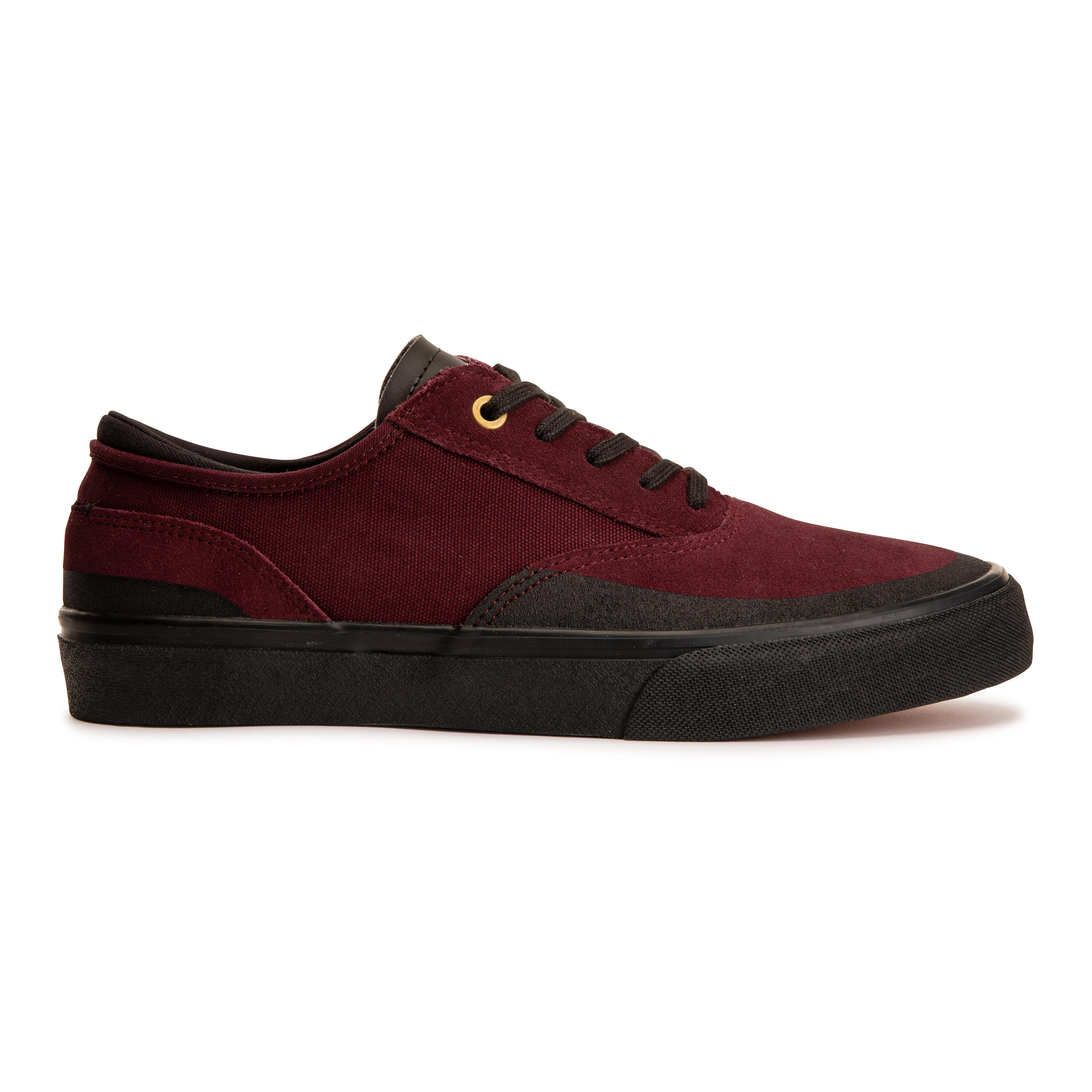 Vulca 500 Adult Low-Top Skate Shoes - Burgundy/Black Sole 2/14