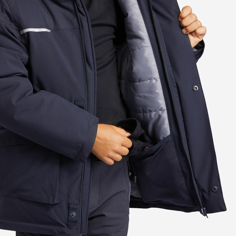 Geacă Parka iarnă -23°C băieți 7-15 ani, NH900 gri
