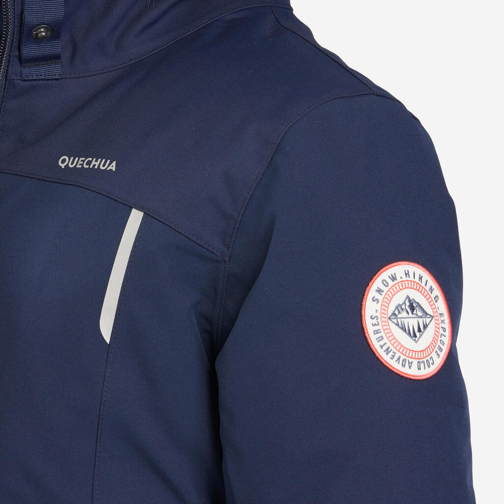 Parka de senderismo cálida e impermeable para niños 7-15 años SH900 -17 °C