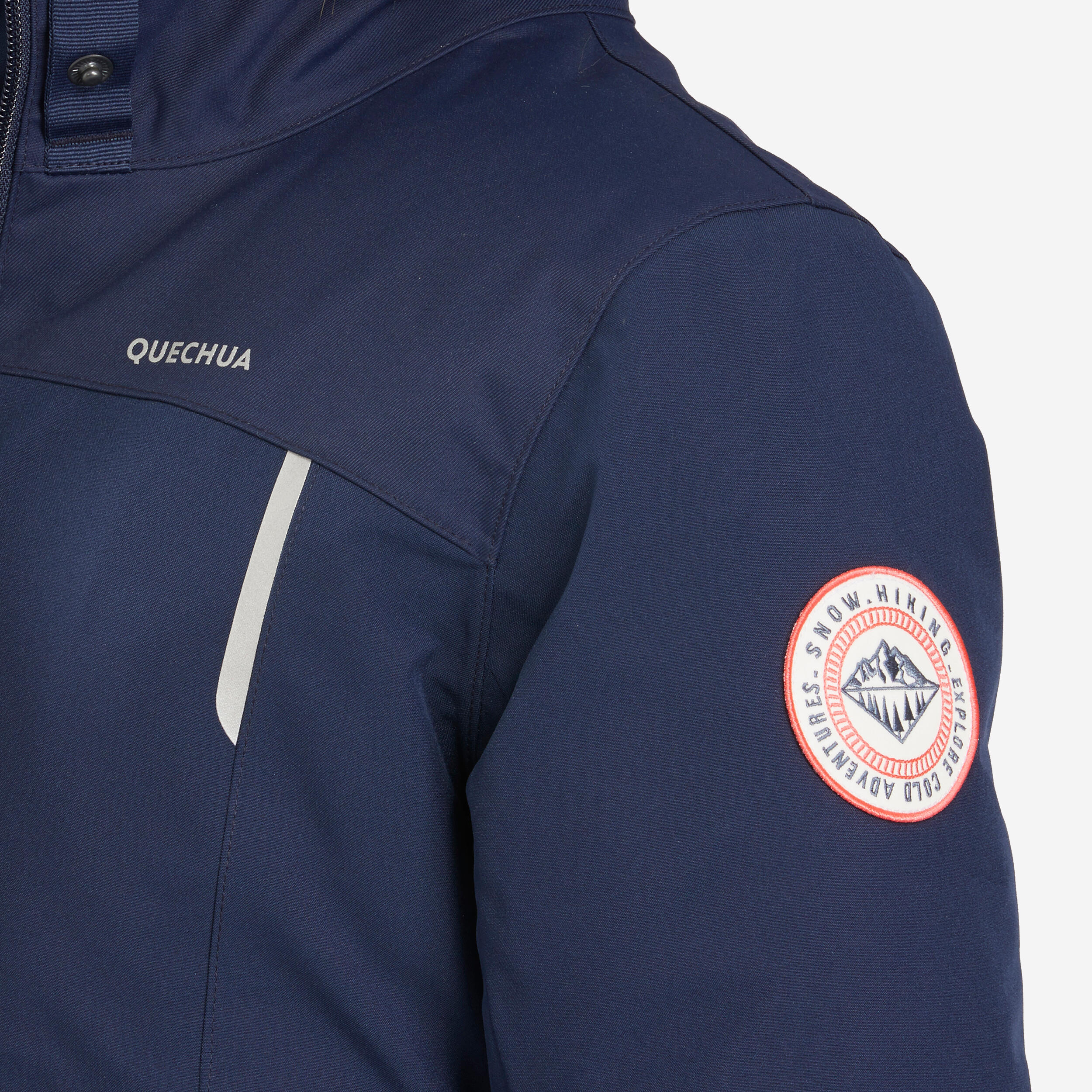 Kids’ Waterproof Winter Jacket - SH 900 Navy Blue - QUECHUA