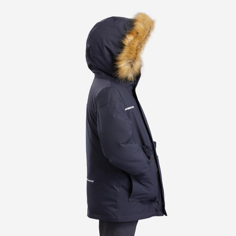 Geacă Parka iarnă -23°C băieți 7-15 ani, NH900 gri