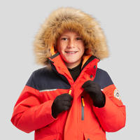 Manteau de randonnée imperméable SH 500 U-Warm – Enfants