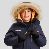 PARKA CHAUDE ET IMPERMÉABLE DE RANDONNÉE - SH500 U-WARM - ENFANT 7 - 15 ANS