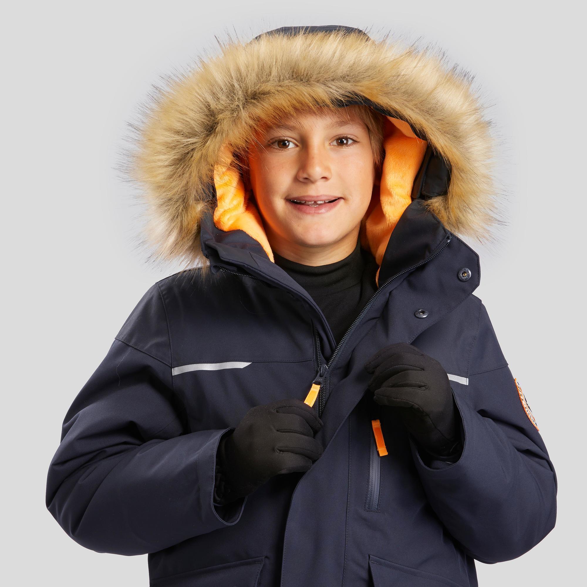 KIDS’ WARM AND WATERPROOF HIKING PARKA - SH900 -23°C - 7-15 YEARS 5/12