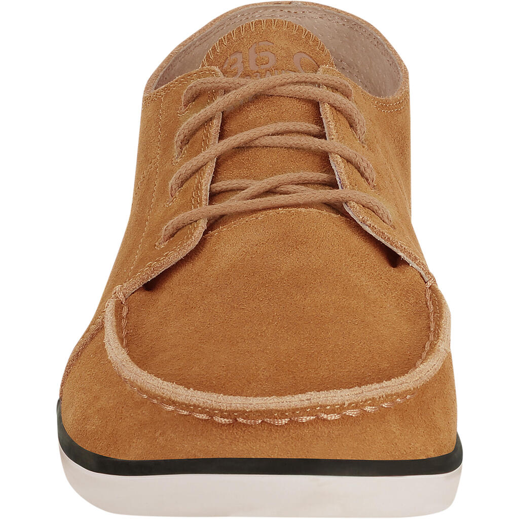 Segelschuhe Kostalde Leder Herren dunkelbeige