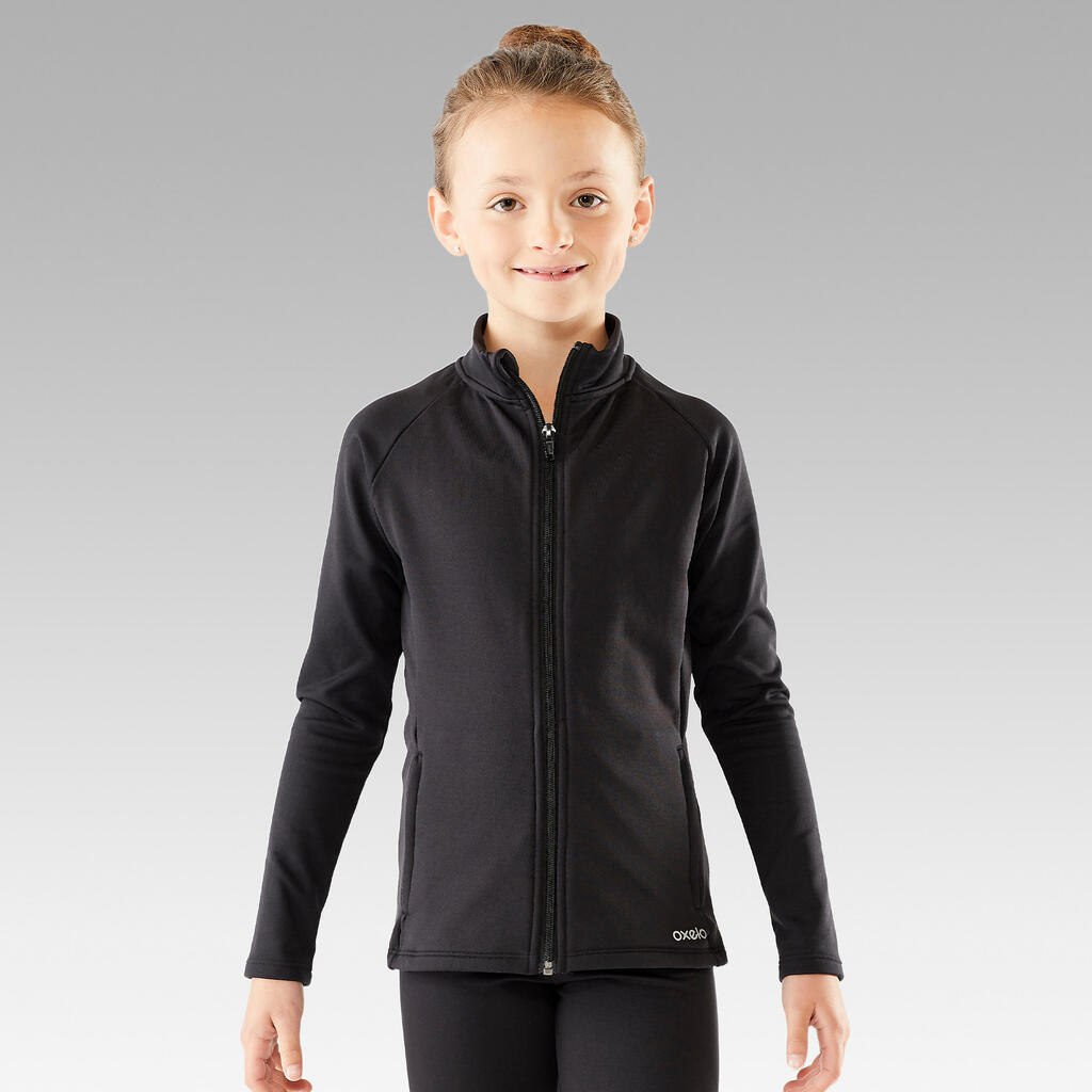 Kids' Figure Skating Jacket - Black