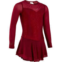 Rochie mâneci lungi patinaj artistic Bordo Copii Patinaj, Hochei pe gheata - Rochie patinaj artistic OXELO - Patinaj pe gheata