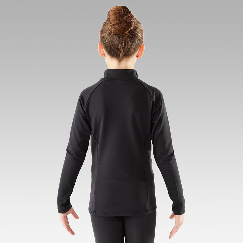 VESTE PATINAGE ARTISTIQUE JUNIOR NOIRE