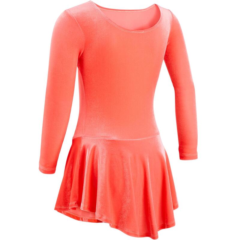 TUNIQUE ENTRAINEMENT PATINAGE ARTISTIQUE JUNIOR ROSE CORAIL