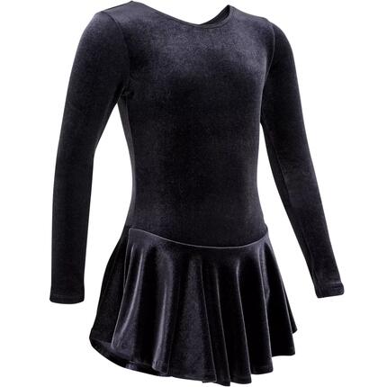 TUNIQUE ENTRAINEMENT PATINAGE ARTISTIQUE JUNIOR NOIRE