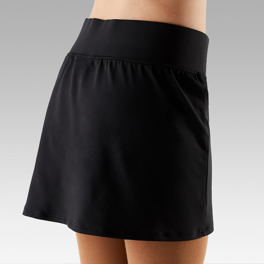 Kids' Figure Skating Skirt - Black