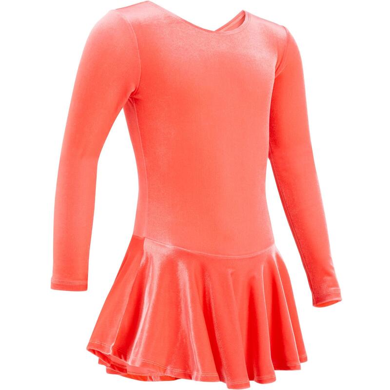 TUNIQUE ENTRAINEMENT PATINAGE ARTISTIQUE JUNIOR ROSE CORAIL