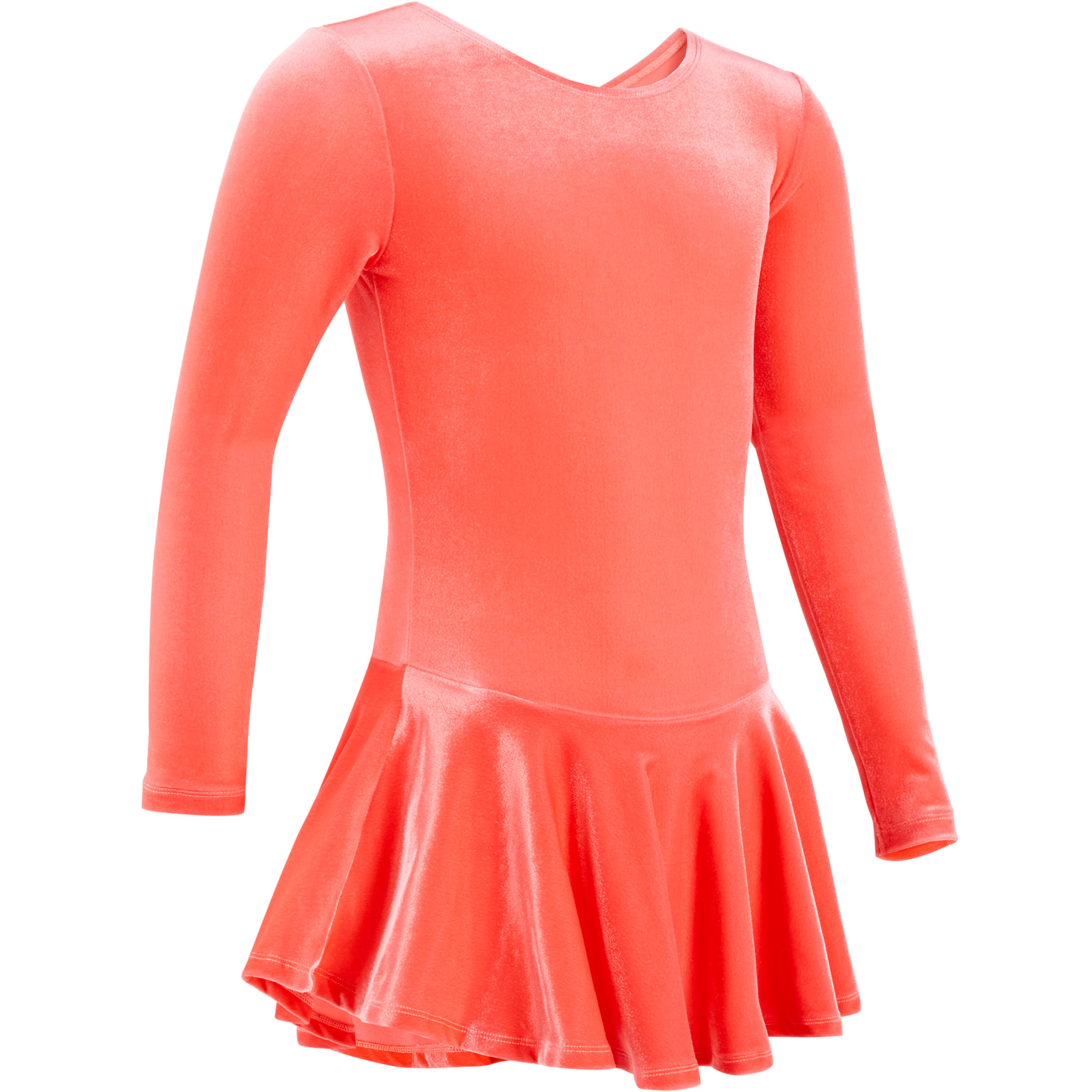 Kids' Figure Skating Training Skirted Leotard OXELO Decathlon