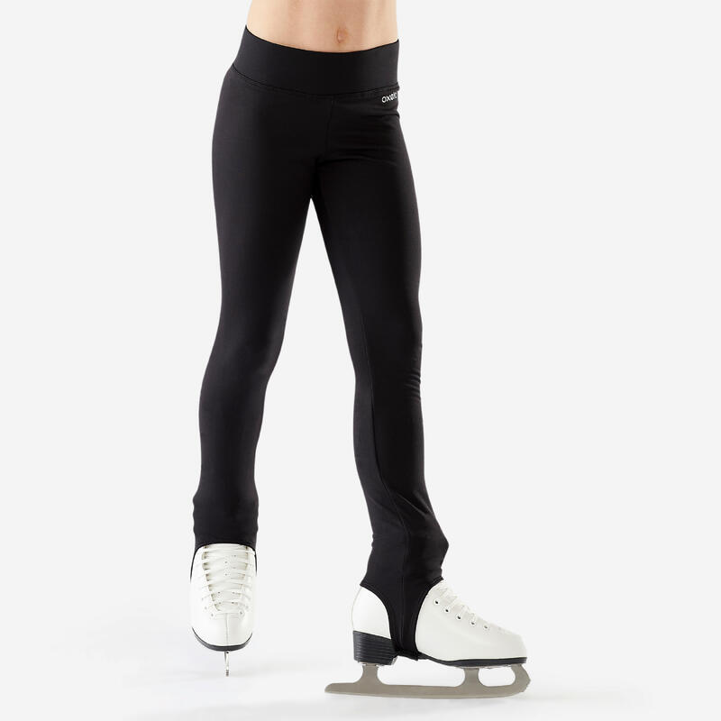 PANTALON ENTRAÎNEMENT PATINAGE ARTISTIQUE JUNIOR NOIR PANTALON ENTRAÎNEMENT PATINAGE ARTISTIQUE JUNIOR NOIR