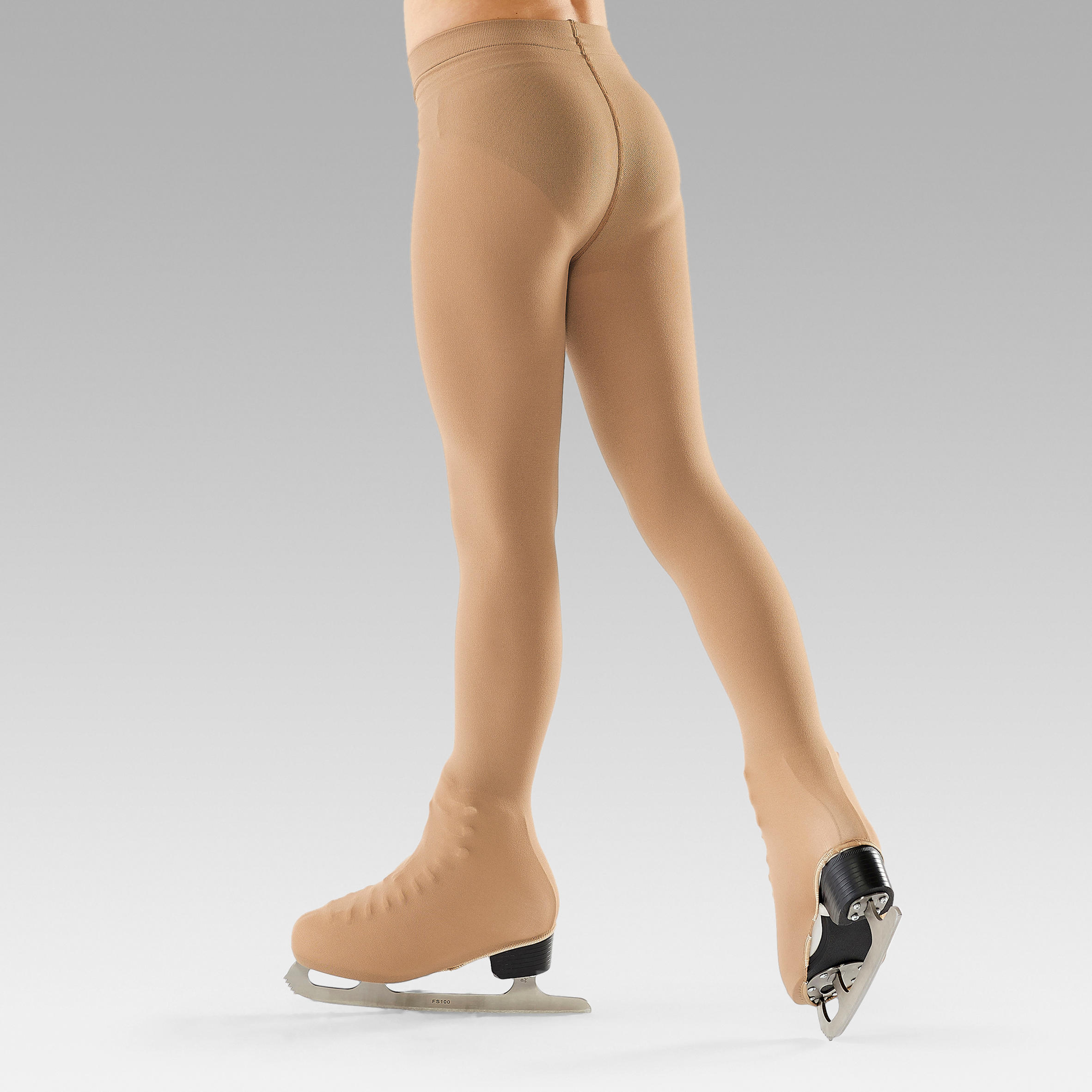 Kids' Overboot Figure Skating Tights 3/11
