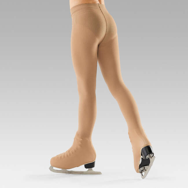 OXELO Kids' Figure Skating Overboot Skating Tights