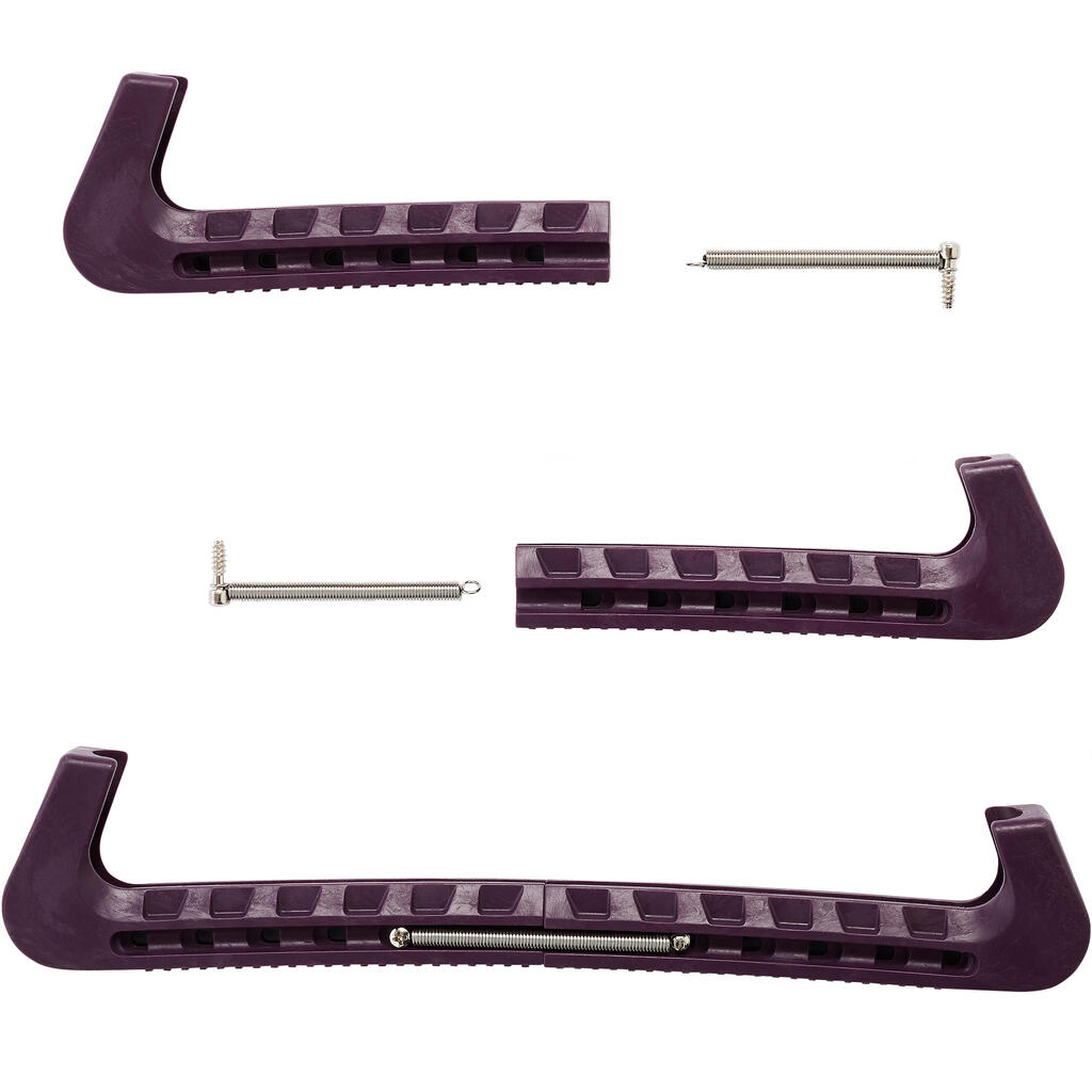 Chrániče nožov korčúľ na krasokorčuľovanie fialové