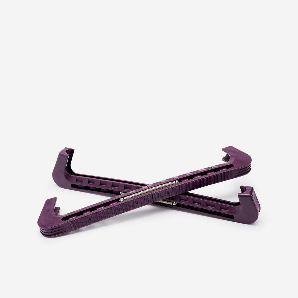 Chrániče nožov korčúľ na krasokorčuľovanie fialové
