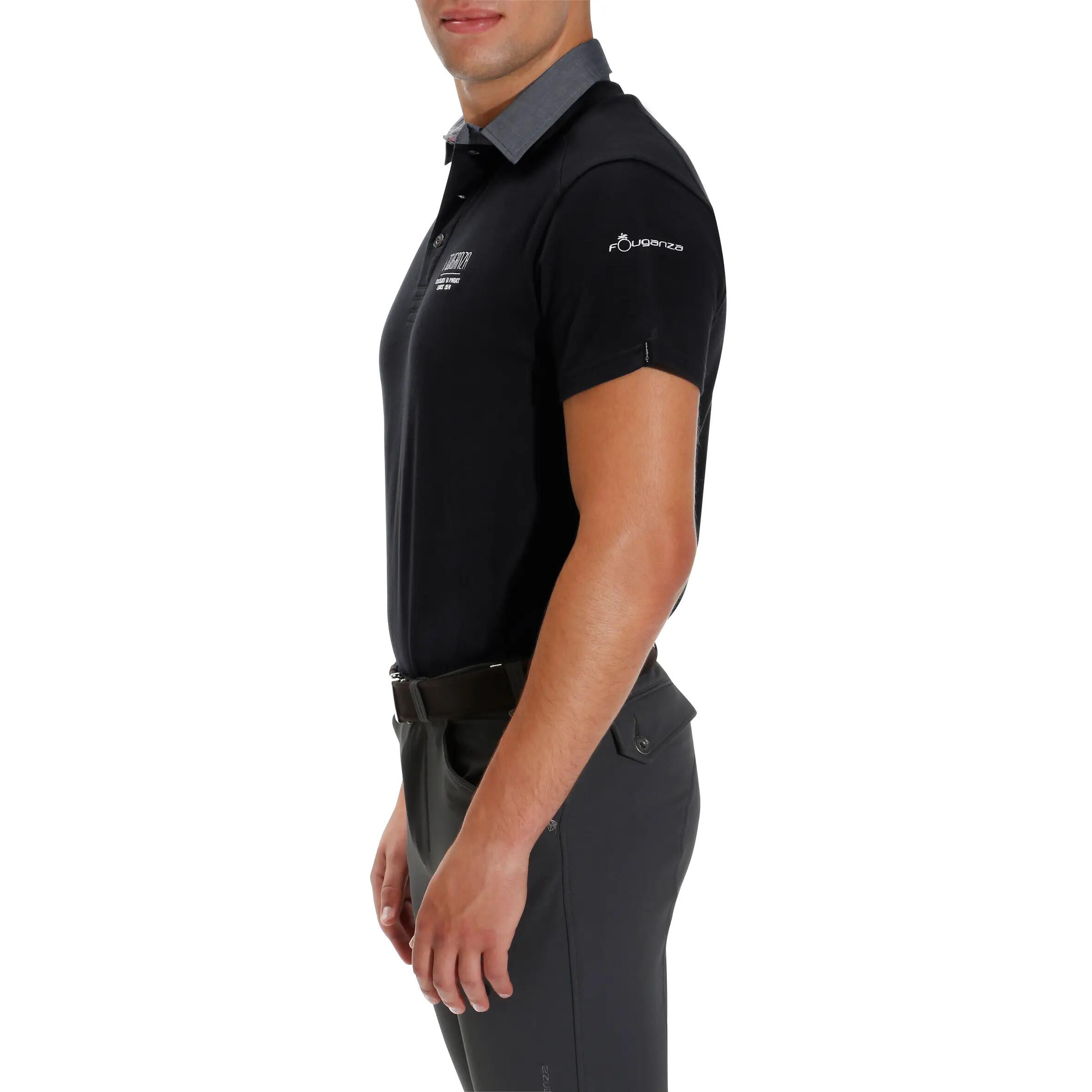Blason Short-Sleeved Horse Riding Polo - Navy 5/13