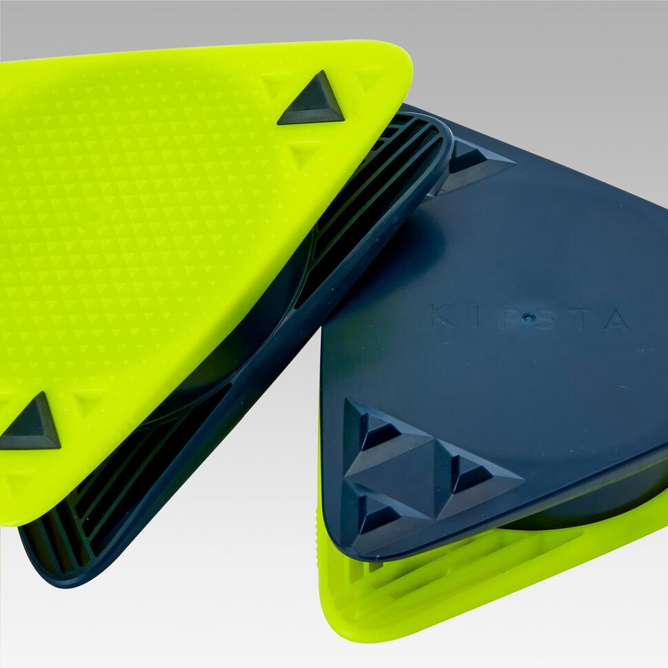 Essential Pitch Marker Yellow and Blue KIPSTA Decathlon