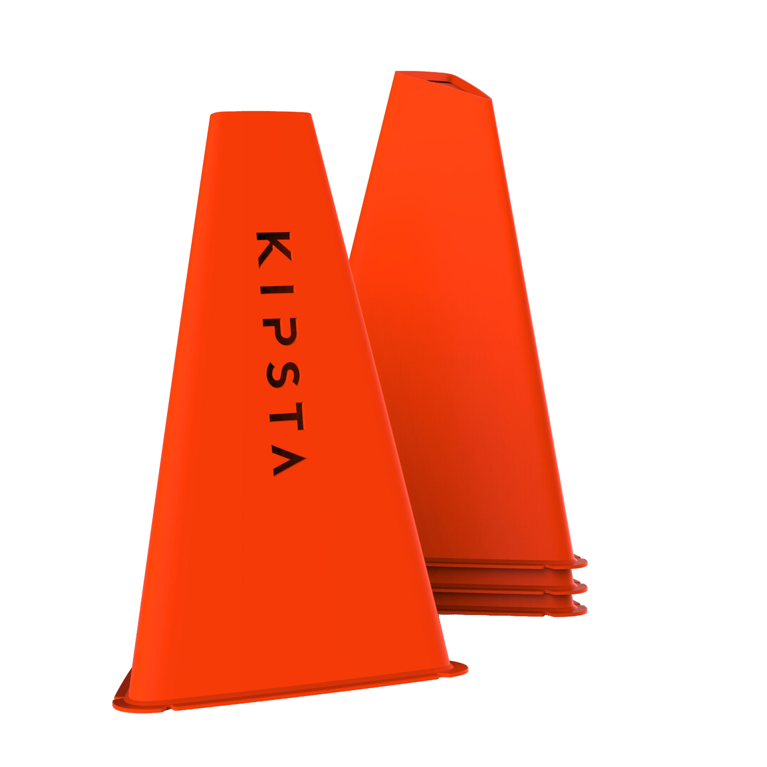 Essential 30 cm 4-Pack Cones Orange - KIPSTA