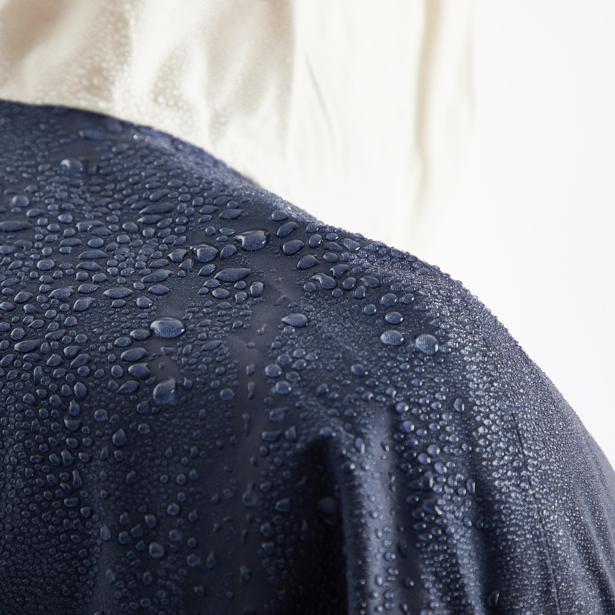500 Cycling Rain Poncho - Navy/Beige 6/11