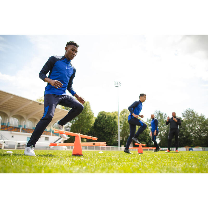 Lote de 2 varas de entrenamientos de fútbol 90 cm Modular naranja