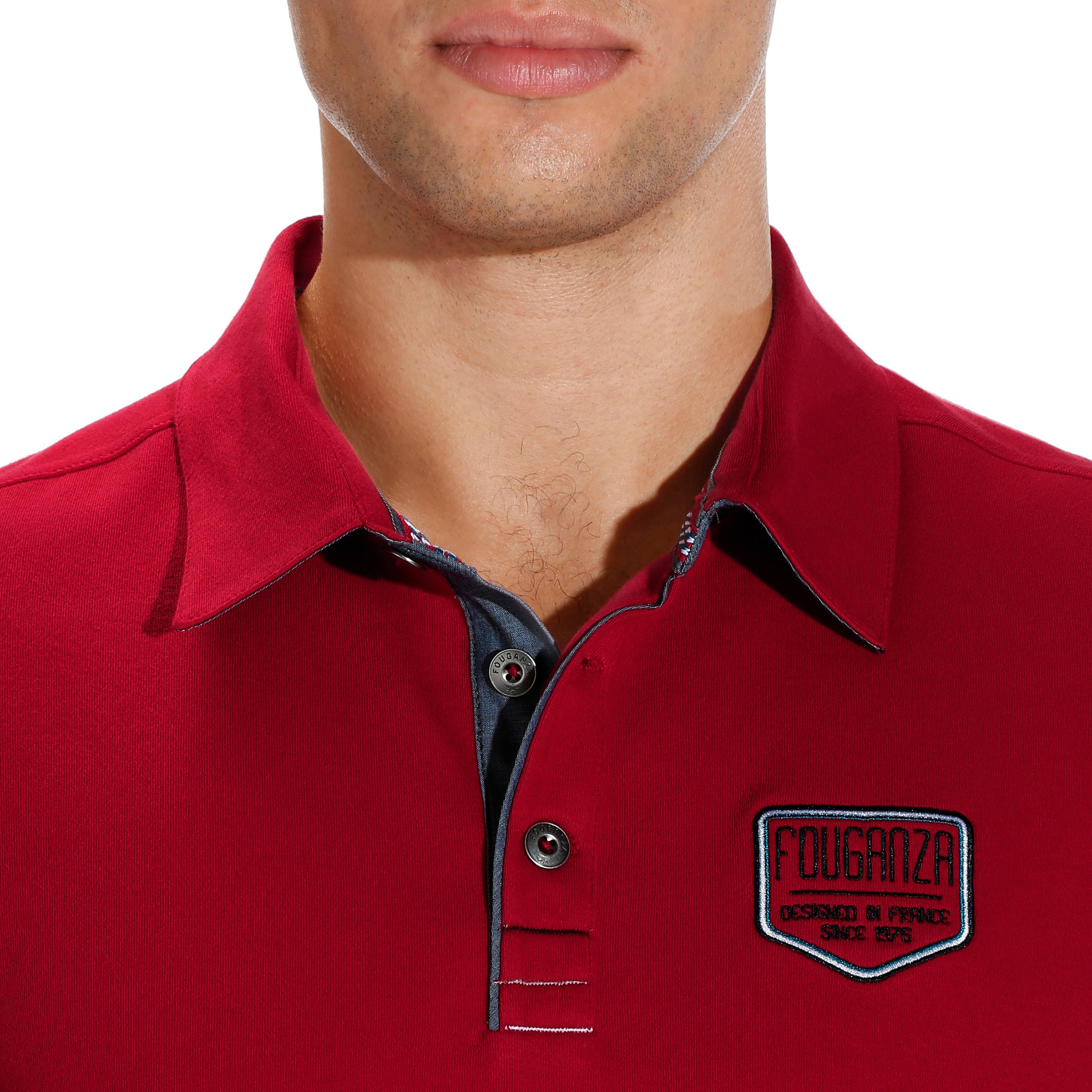 Blason Long-Sleeved Horse Riding Polo - Red 5/16