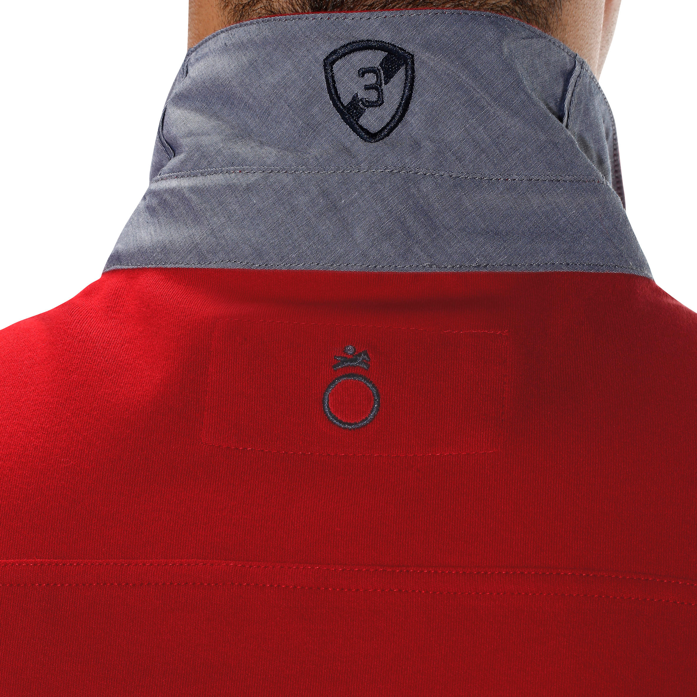 Blason Long-Sleeved Horse Riding Polo - Red 9/16
