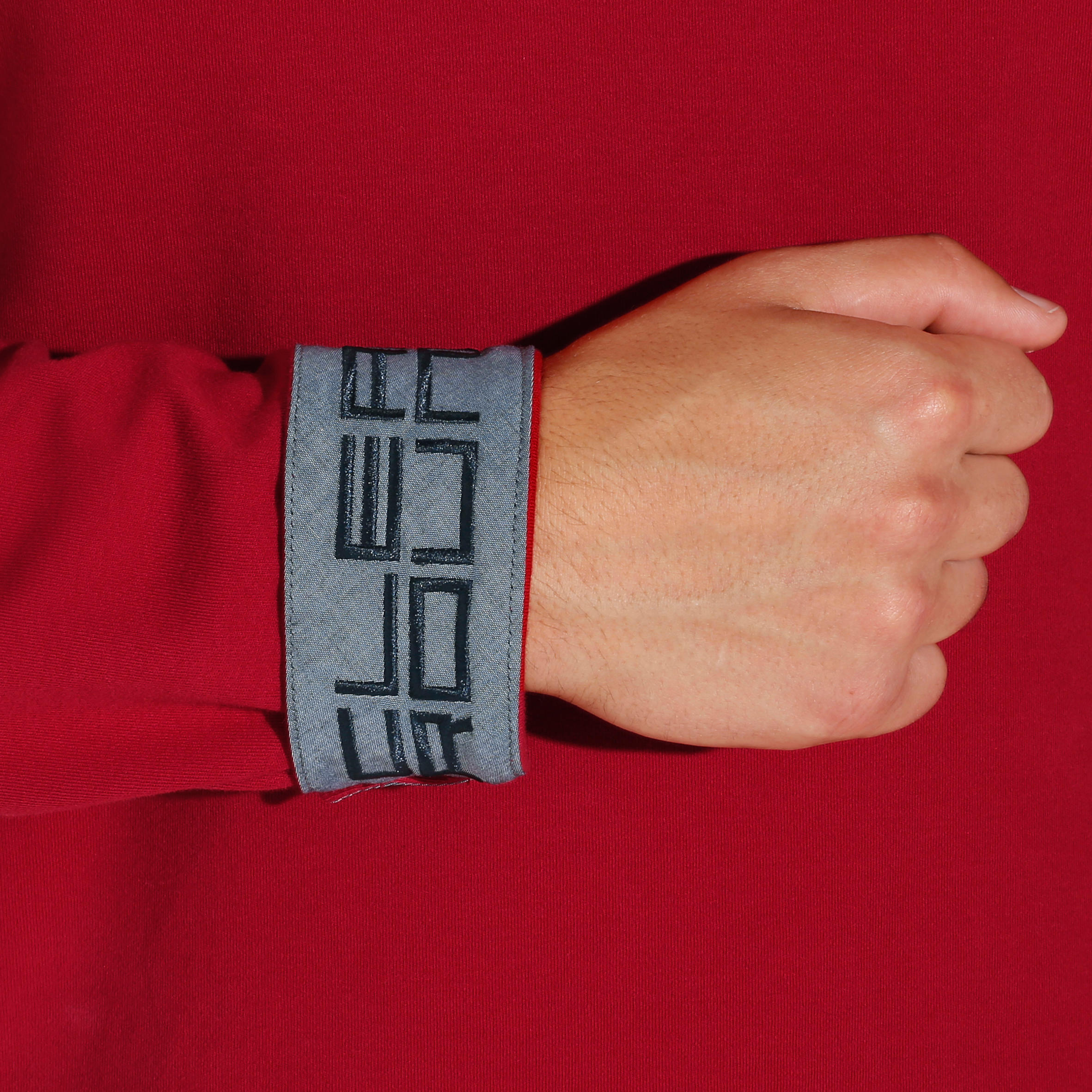 Blason Long-Sleeved Horse Riding Polo - Red 13/16