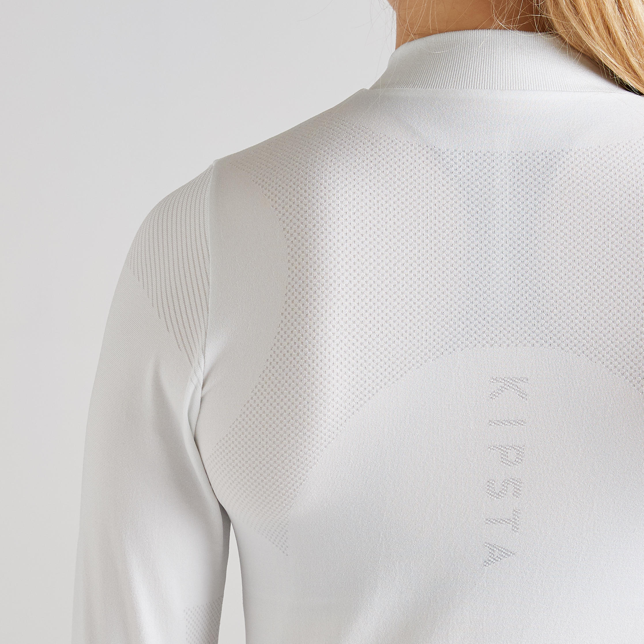 Keepdry 500 Women's Long-Sleeved Base Layer - Ice White 7/10