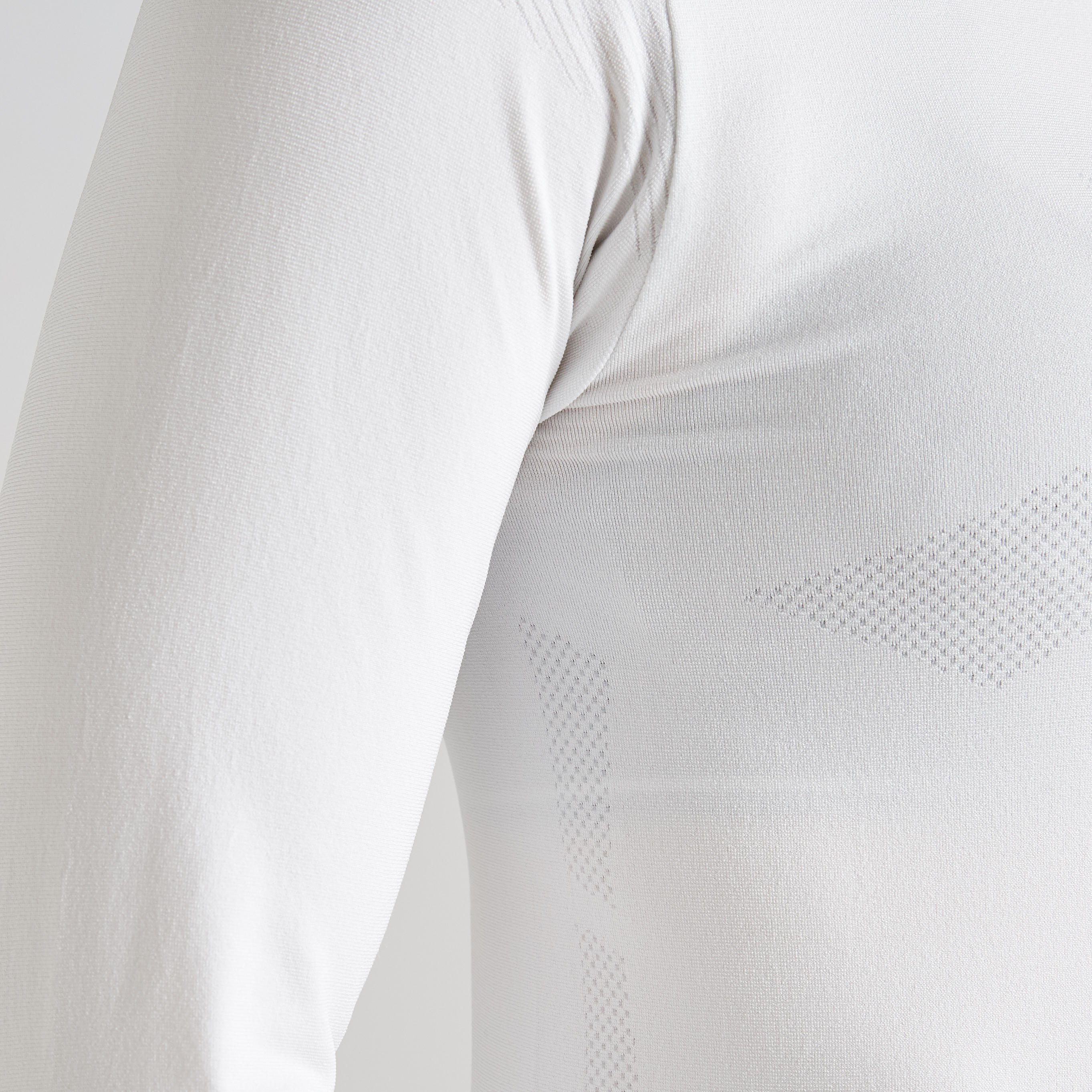 Keepdry 500 Women's Long-Sleeved Base Layer - Ice White 8/10
