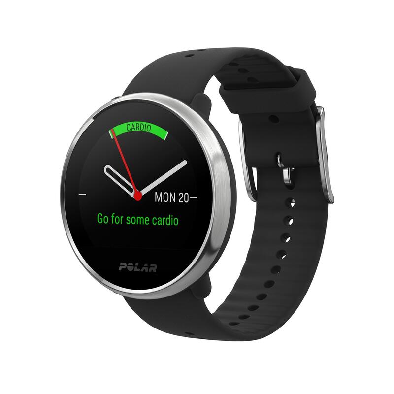 Montre Gps Polar Ignite avec cardio au poignet noire M/L