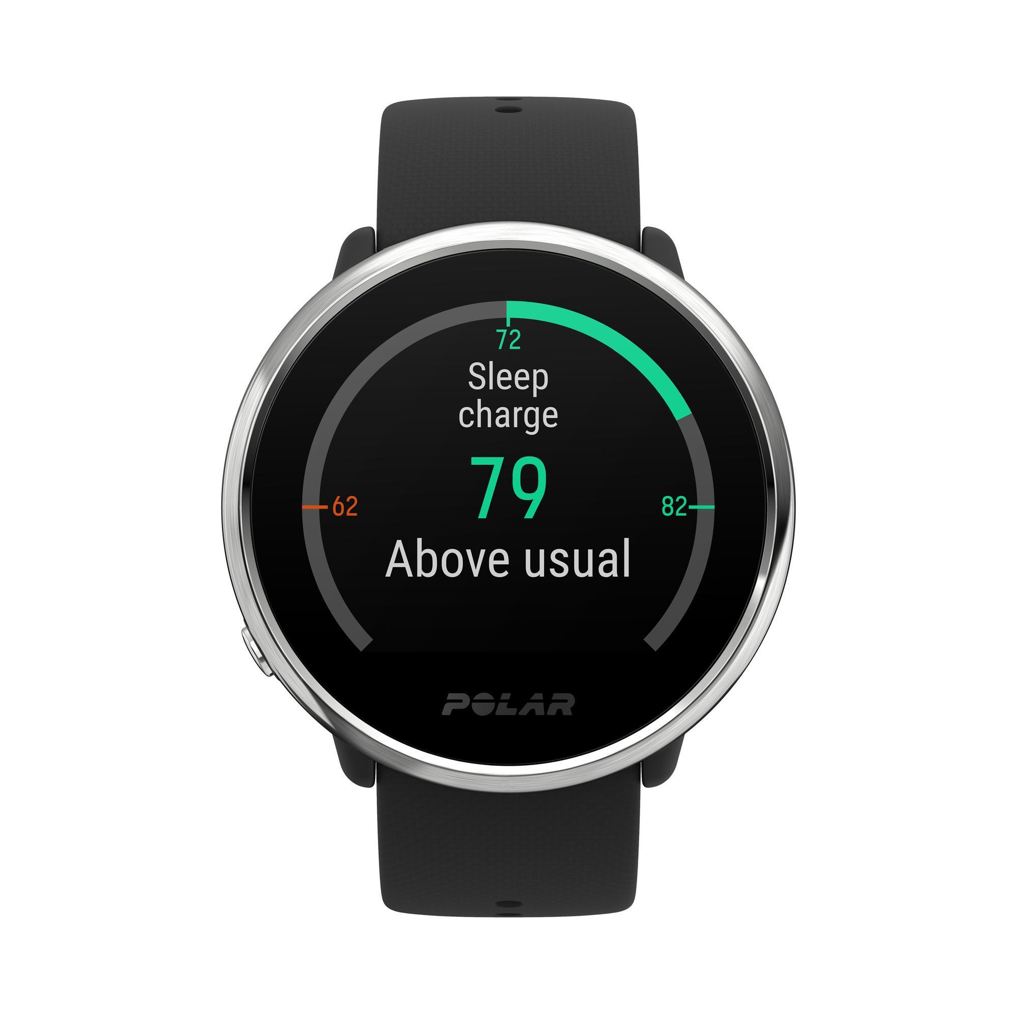 Orologio GPS con cardio al polso IGNITE nero M L POLAR DECATHLON