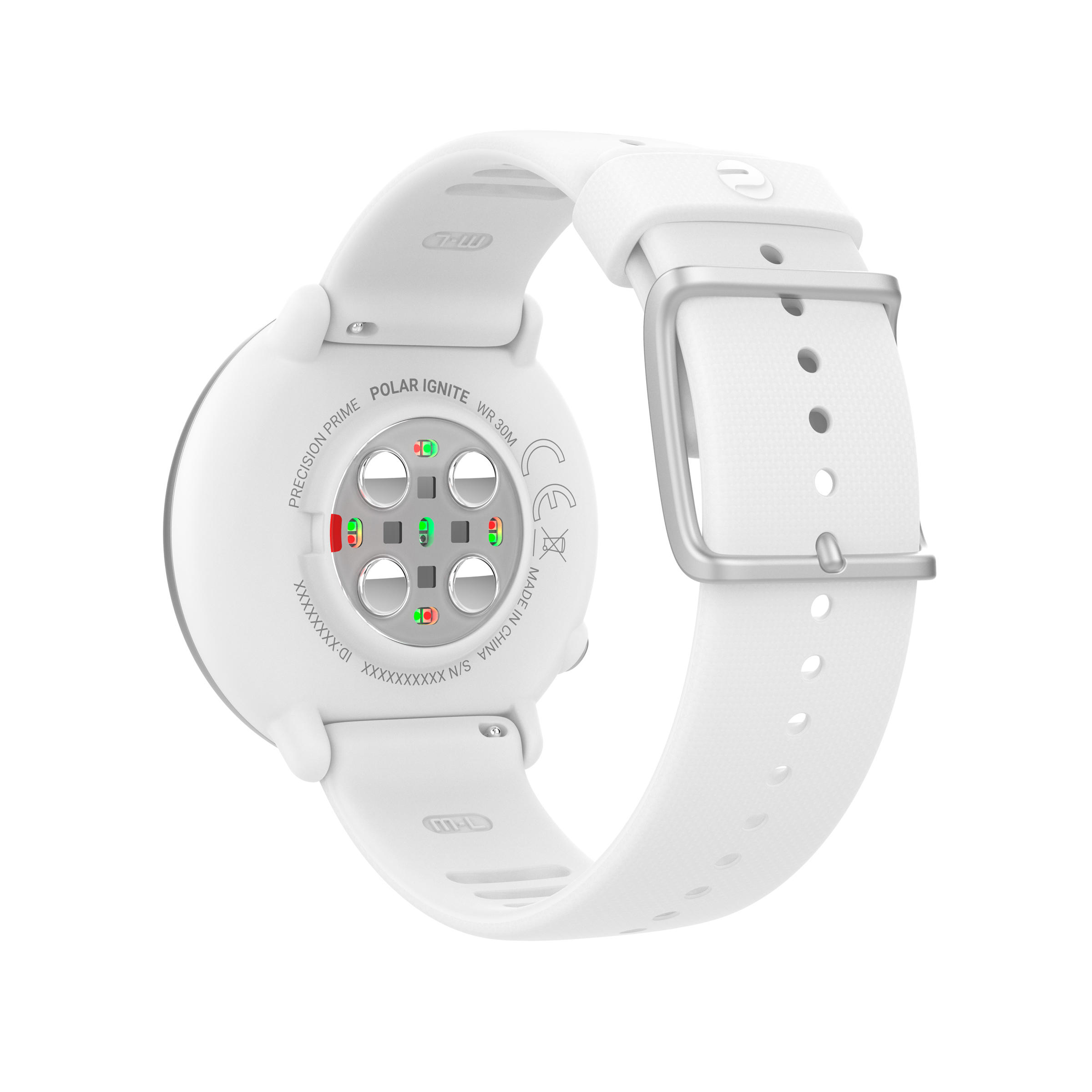 IGNITE GPS wrist watch with heart rate monitor white M/L 4/8