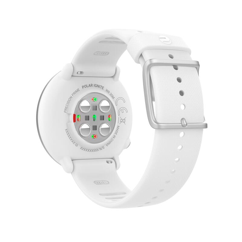 Hodinky s GPS a pulsmetrem na zápěstí Ignite bílé 