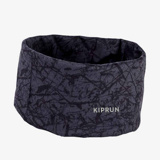 
      KIPRUN unisex running neck warmer/multi-function headband - black/camo/grey
  