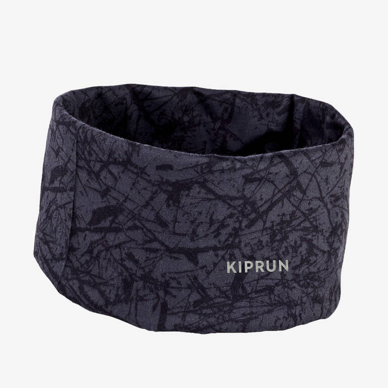 Running Multi-Purpose Headband - Carbon Grey Printed Black