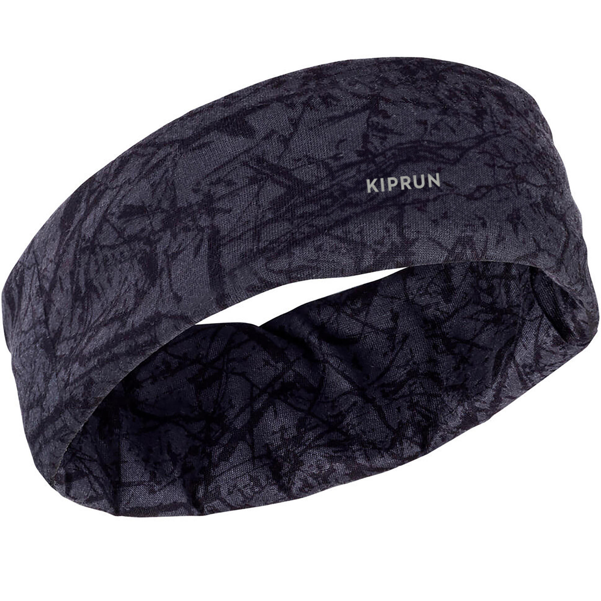 KIPRUN unisex running neck warmer/multi-function headband - black/camo/grey 5/5