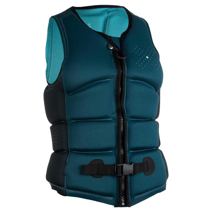 WOMEN'S WAKEBOARDING IMPACT VEST 50 NEWTON BUOYANCY AID Decathlon