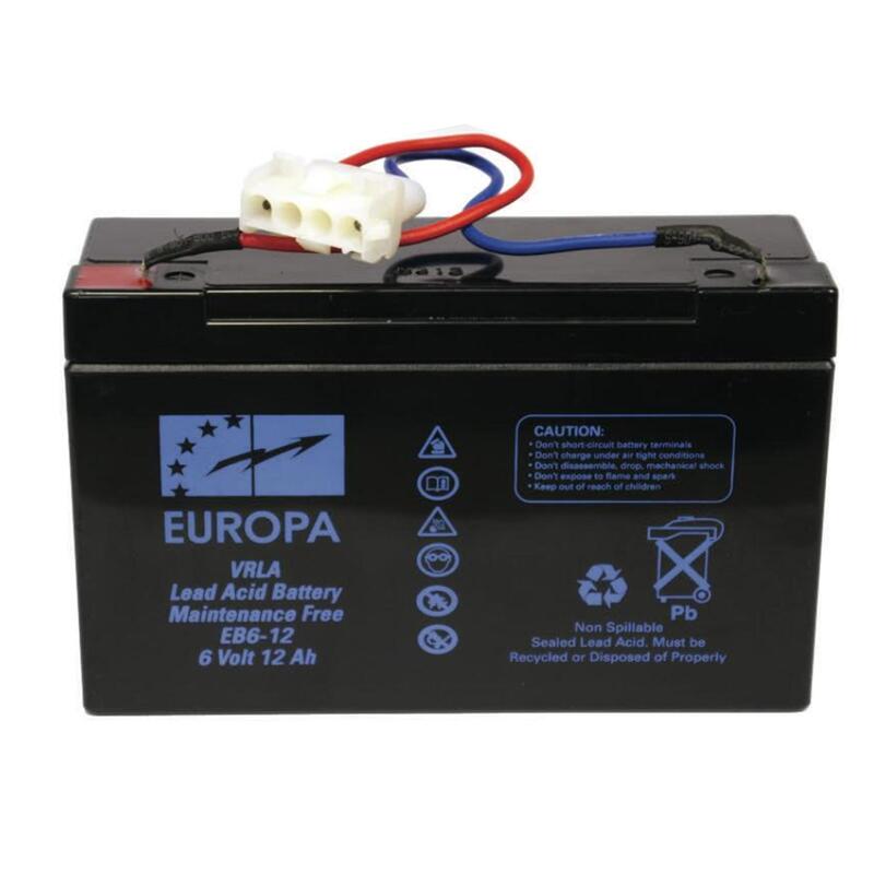 BATTERIE 6V /12AH pour bateaux amorceurs ANATEC MONOCOQUE 3B et MONOCOQUE S IVY
