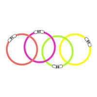 Four weighted aquatic rings multi colours