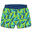 Zwemshort voor peuters / kleuters groen met print
