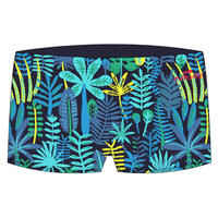 Baby / Kids' Swim Shorts - Blue Jungle Print