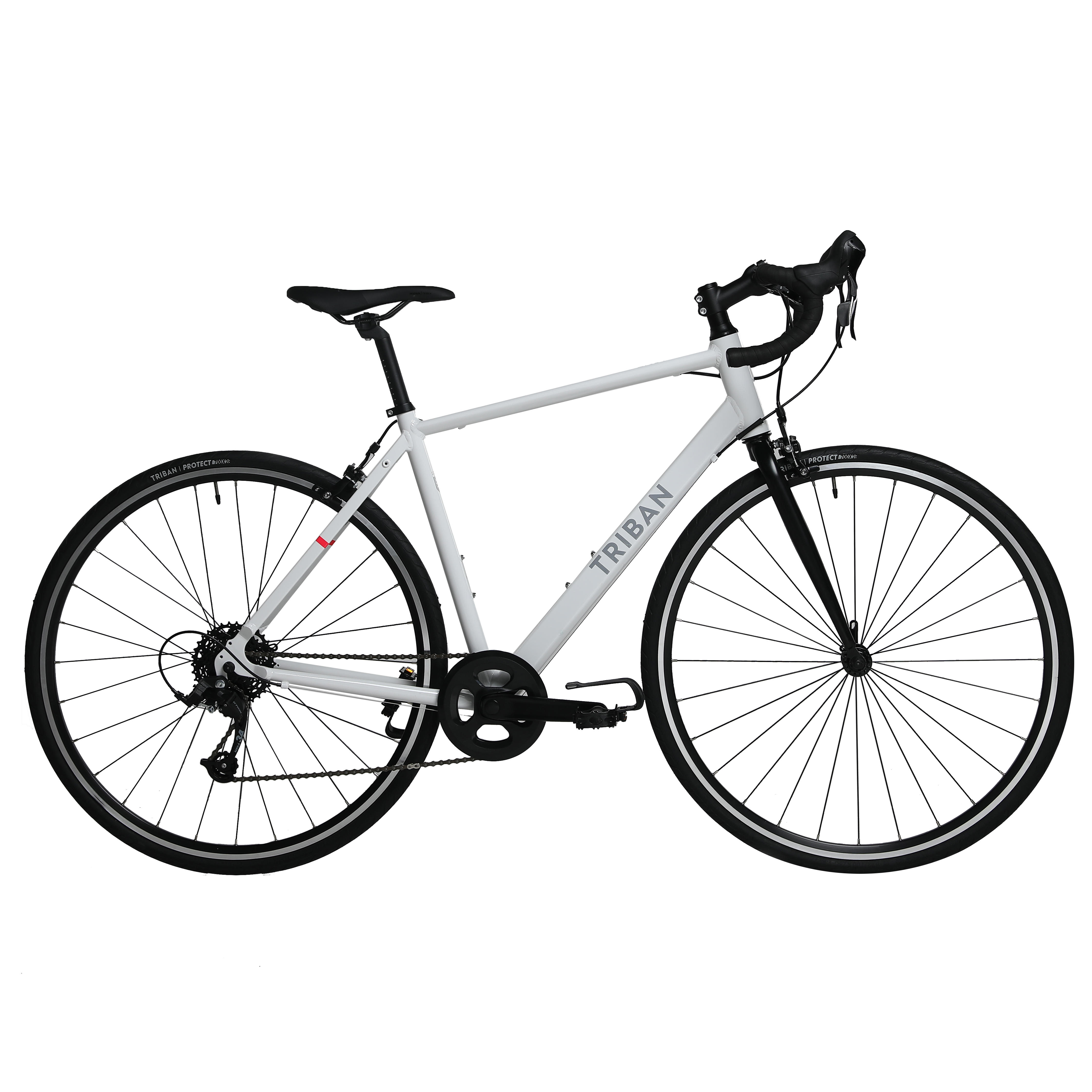 Triban Women's Easy Road Bike - White