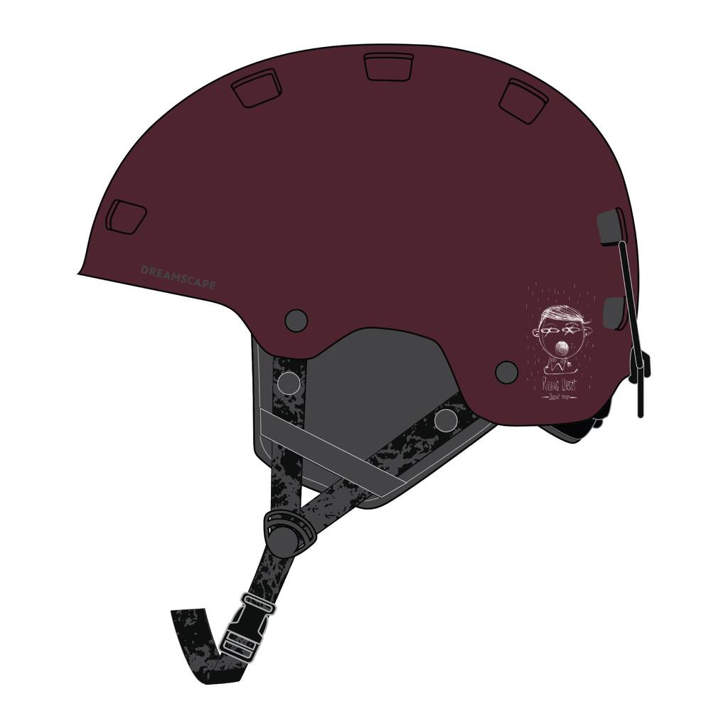 Skihelm Snowboardhelm H-FS 300 Erwachsene/Kinder bordeaux 