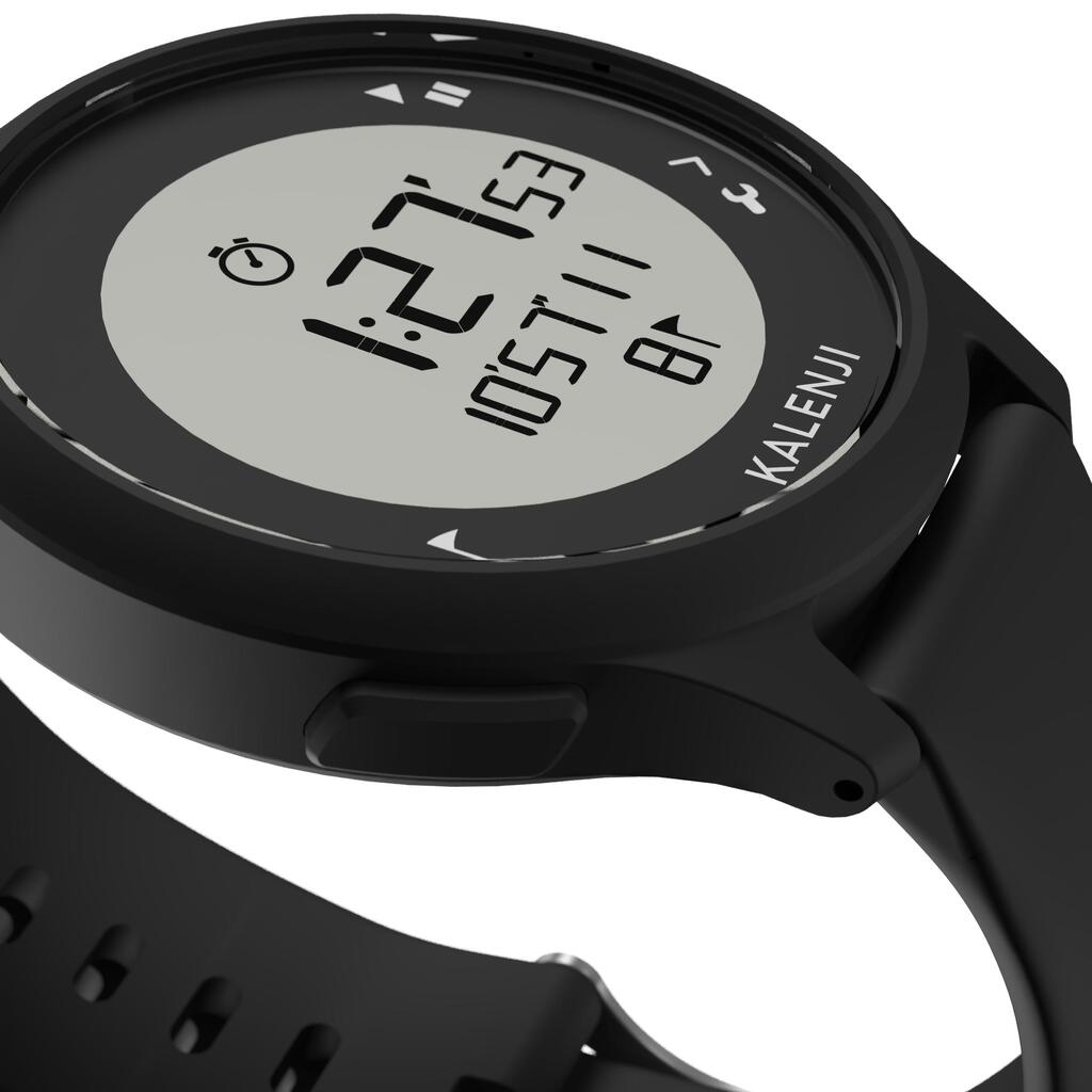 Montre chronomètre de course à pied W100 noire
