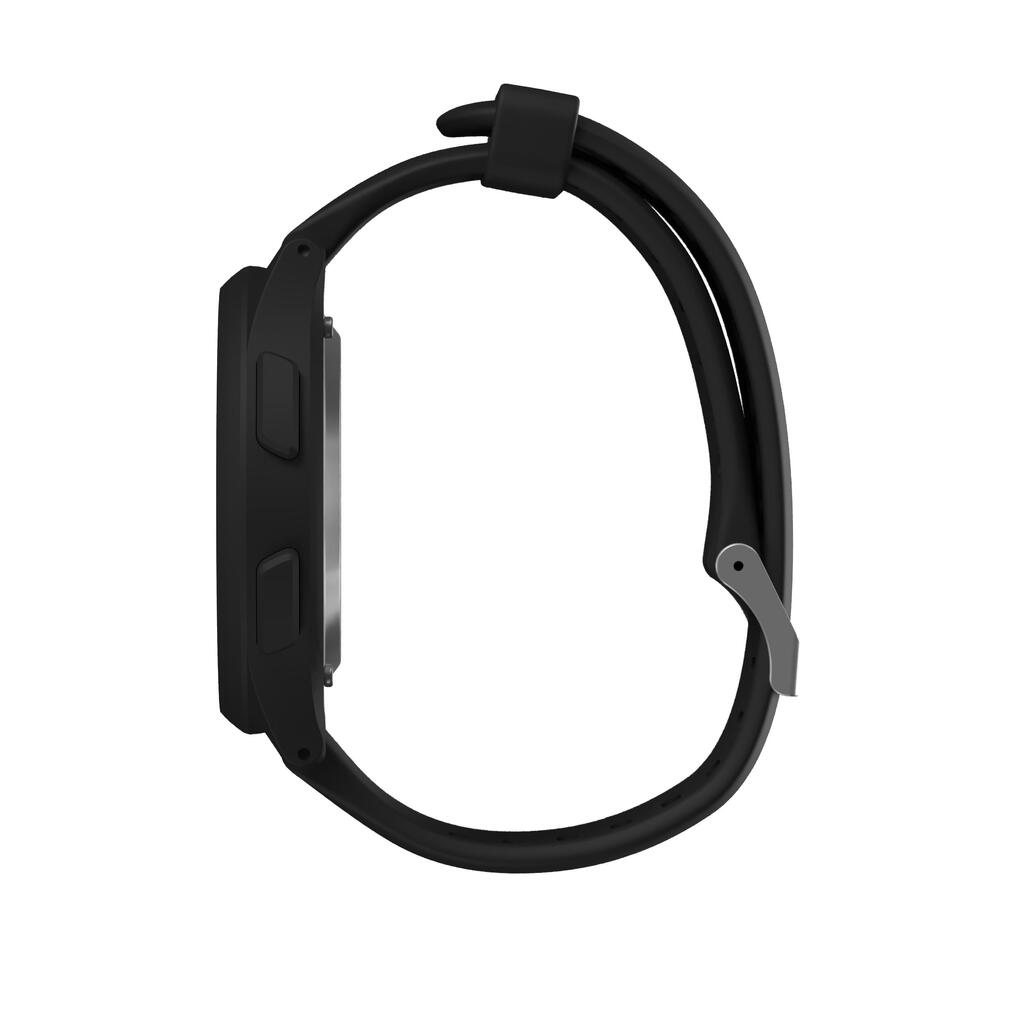 Montre chronomètre de course à pied W100 noire