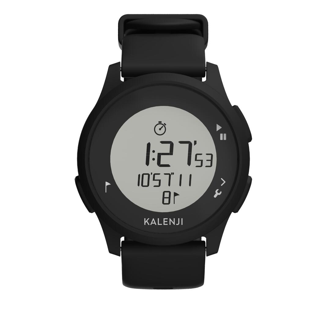 Montre chronomètre de course à pied W100 noire