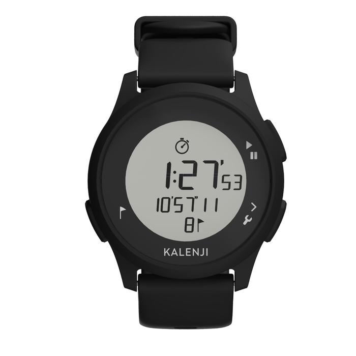 ATW100 RUNNING STOPWATCH BLACK Decathlon